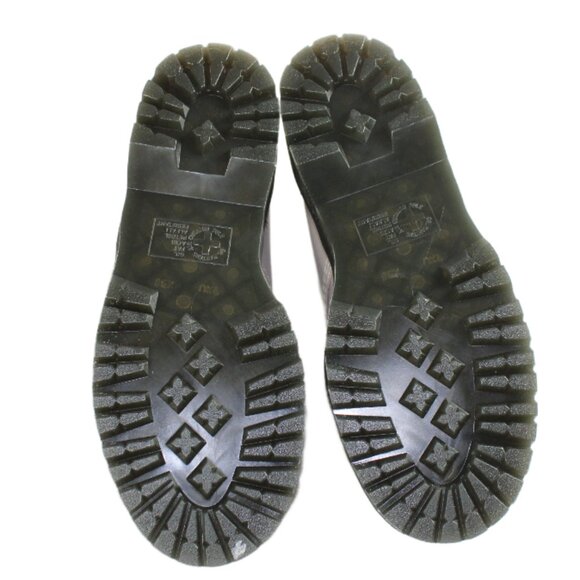 Dr. Martens 8053 Quad Retro Vintage Taupe Platform Derby Oxfords, Size 10 - Picture 7 of 10